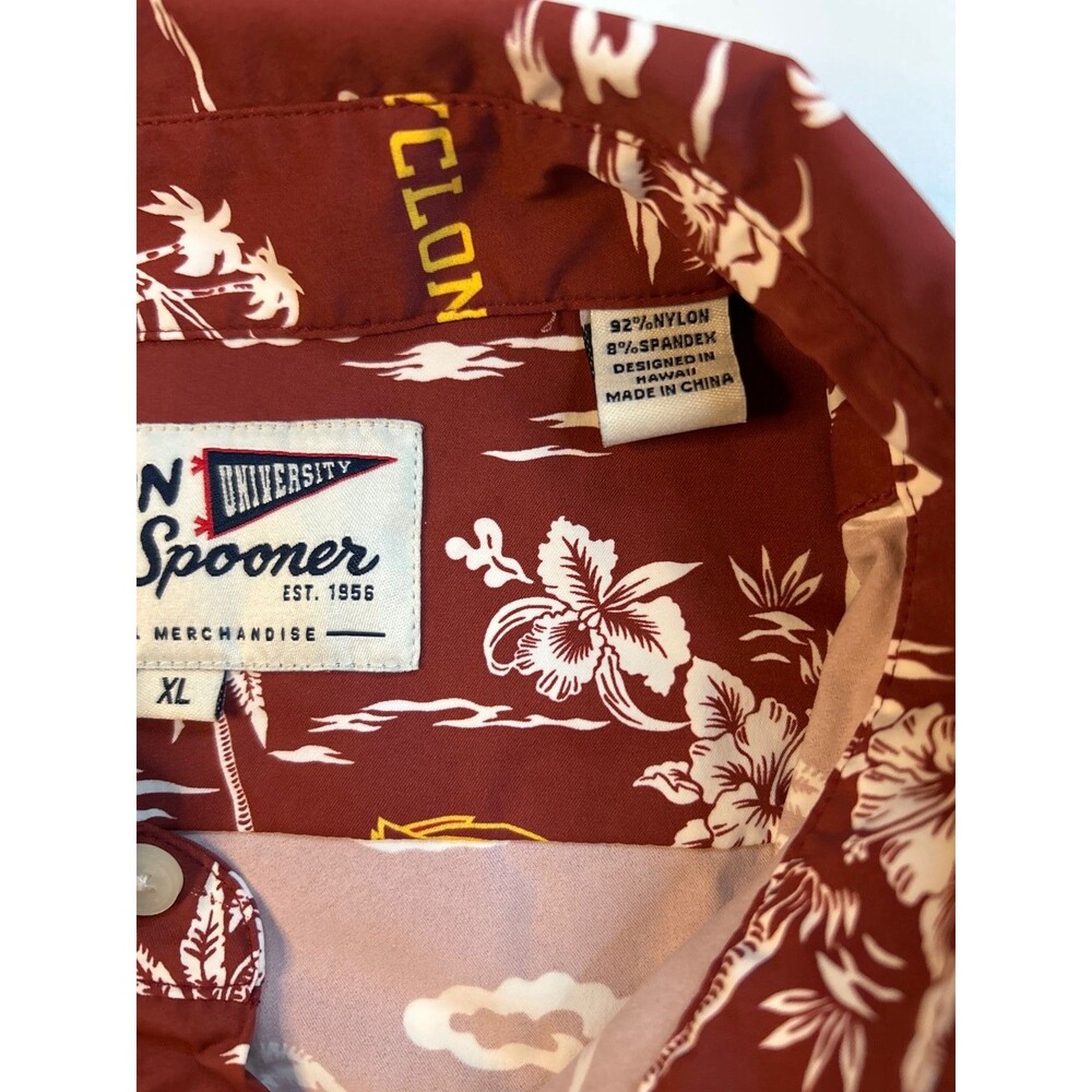 Reyn Spooner Iowa State Cyclones Shirt Adult XL Button Hawaiian Men's - Picture 4 of 5